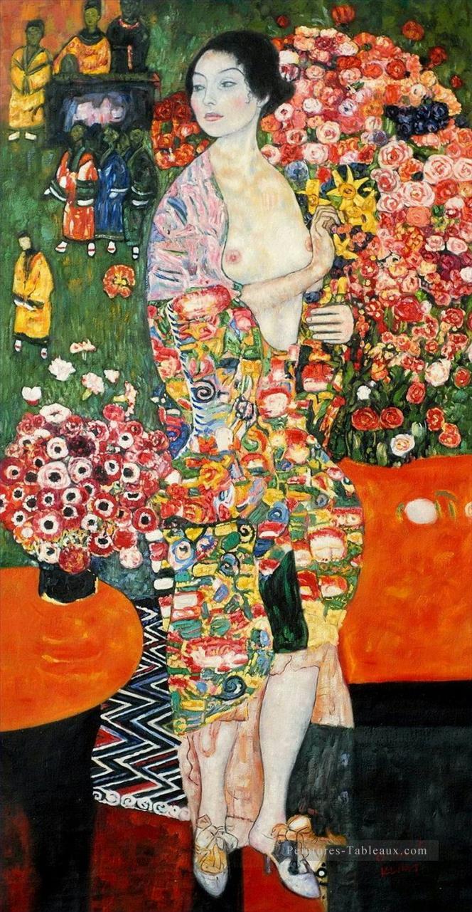 Die Tanzerin 1916 symbolisme Gustav Klimt Peintures à l'huile